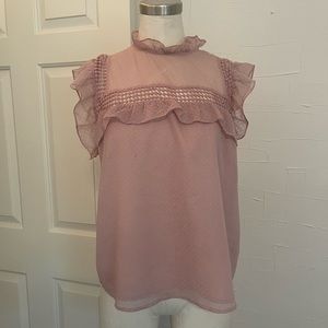 Rose Mesh Top